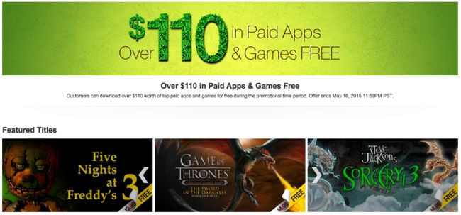 Fotografía - 110 [pacte Alerte] $ de jeux et applications sont libres aujourd'hui sur le Amazon Appstore, y compris Game of Thrones, la sorcellerie! 3, Et Bike Race Pro